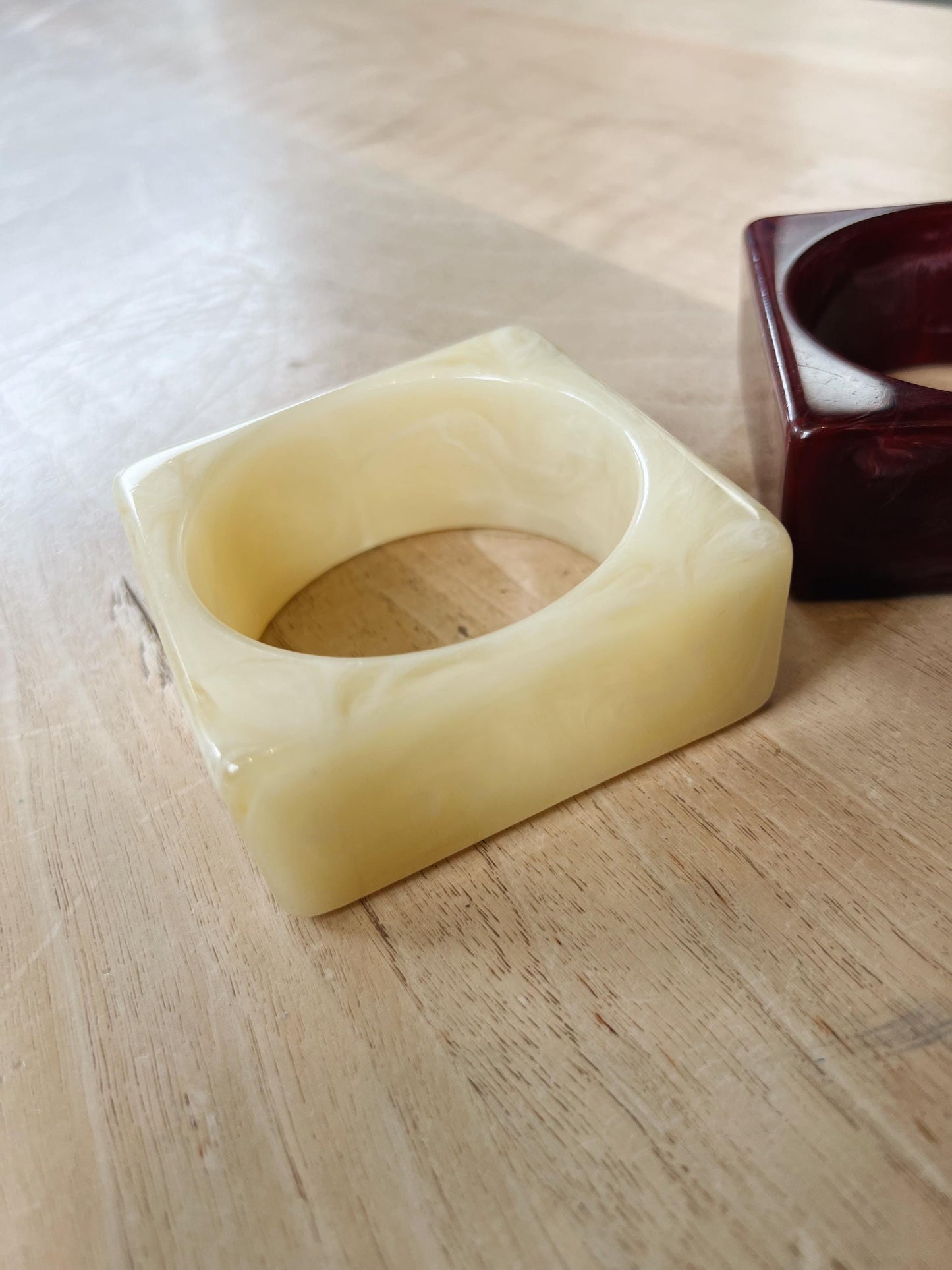 Marbled Geo Bangle – Bold and Modern Statement