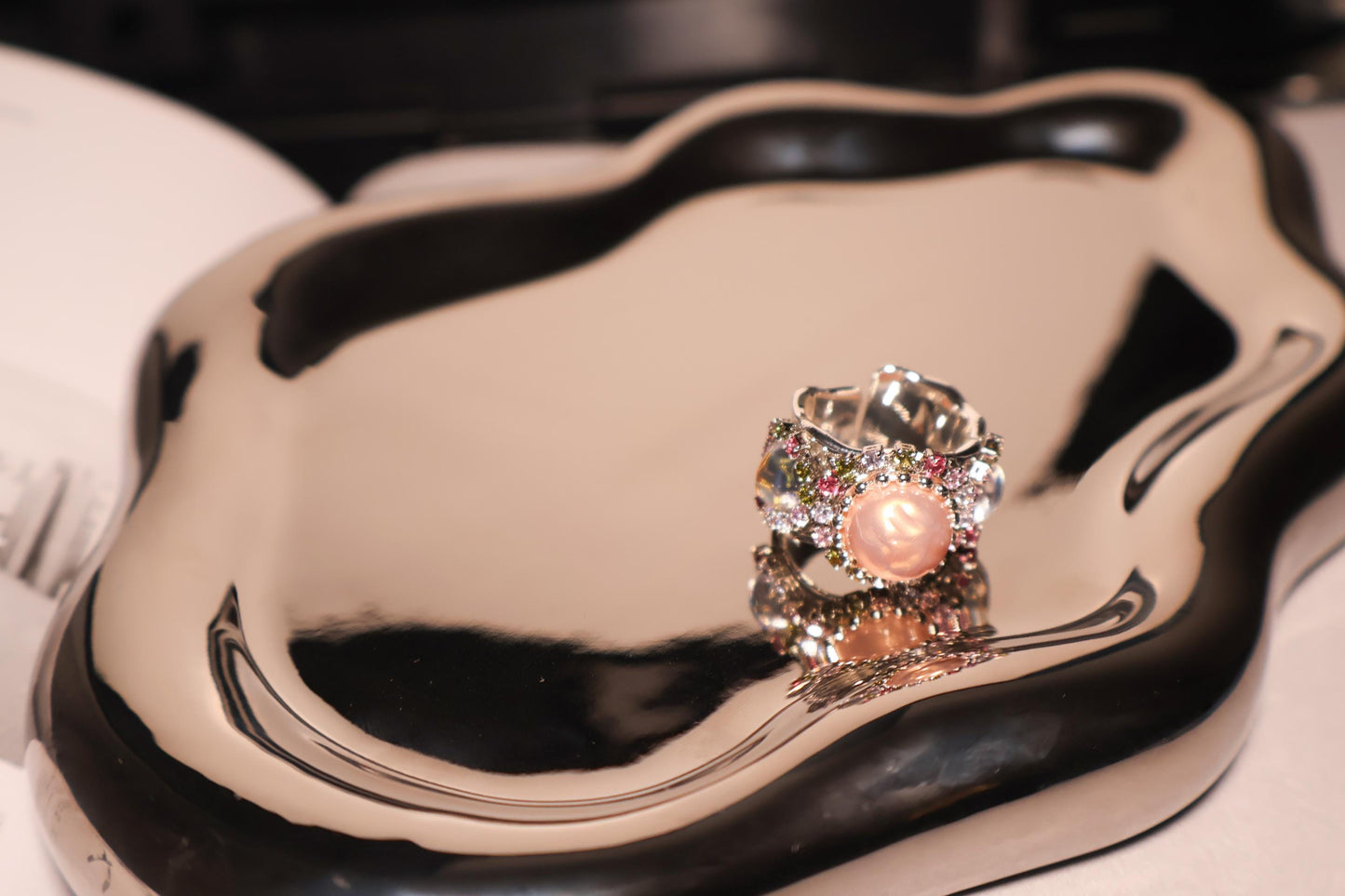 Studded Crown Ring