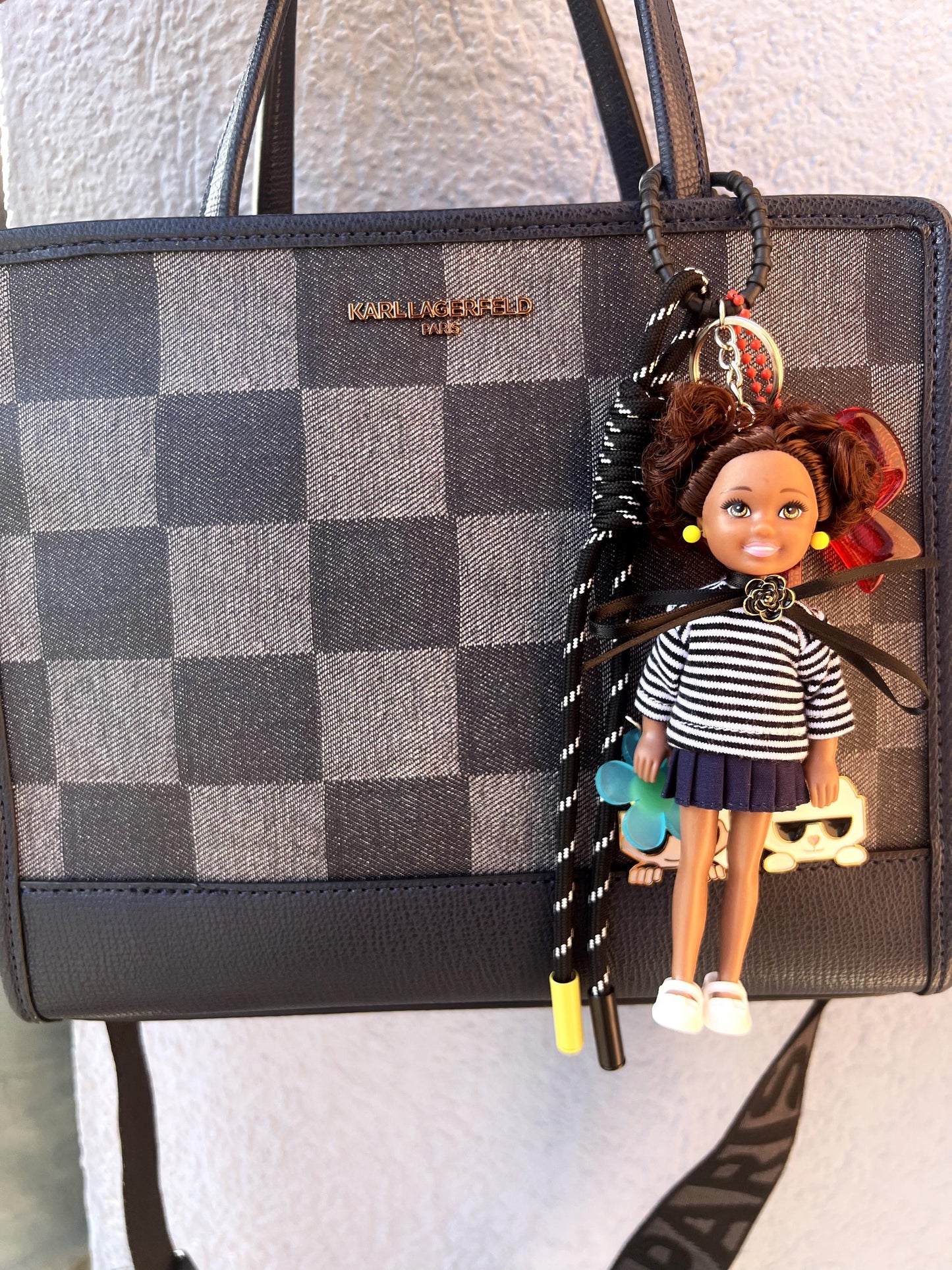 Glam Doll: Coco – Mini Purse Charm, Purse Charm,Bag Charm , Doll Charm