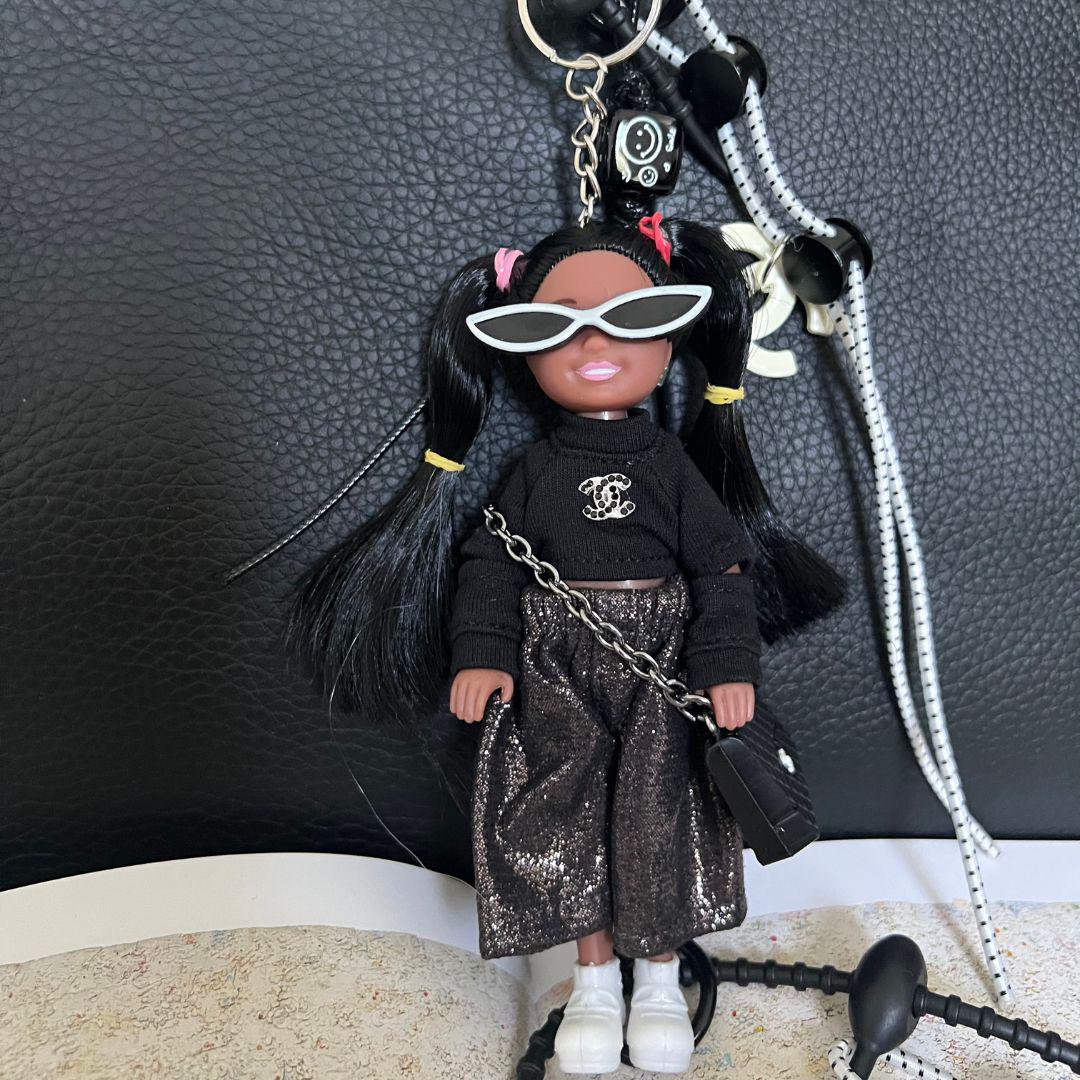 Glam Doll | London Skye | Mini Purse Charm, Purse Charm,Bag Charm , Doll Charm
