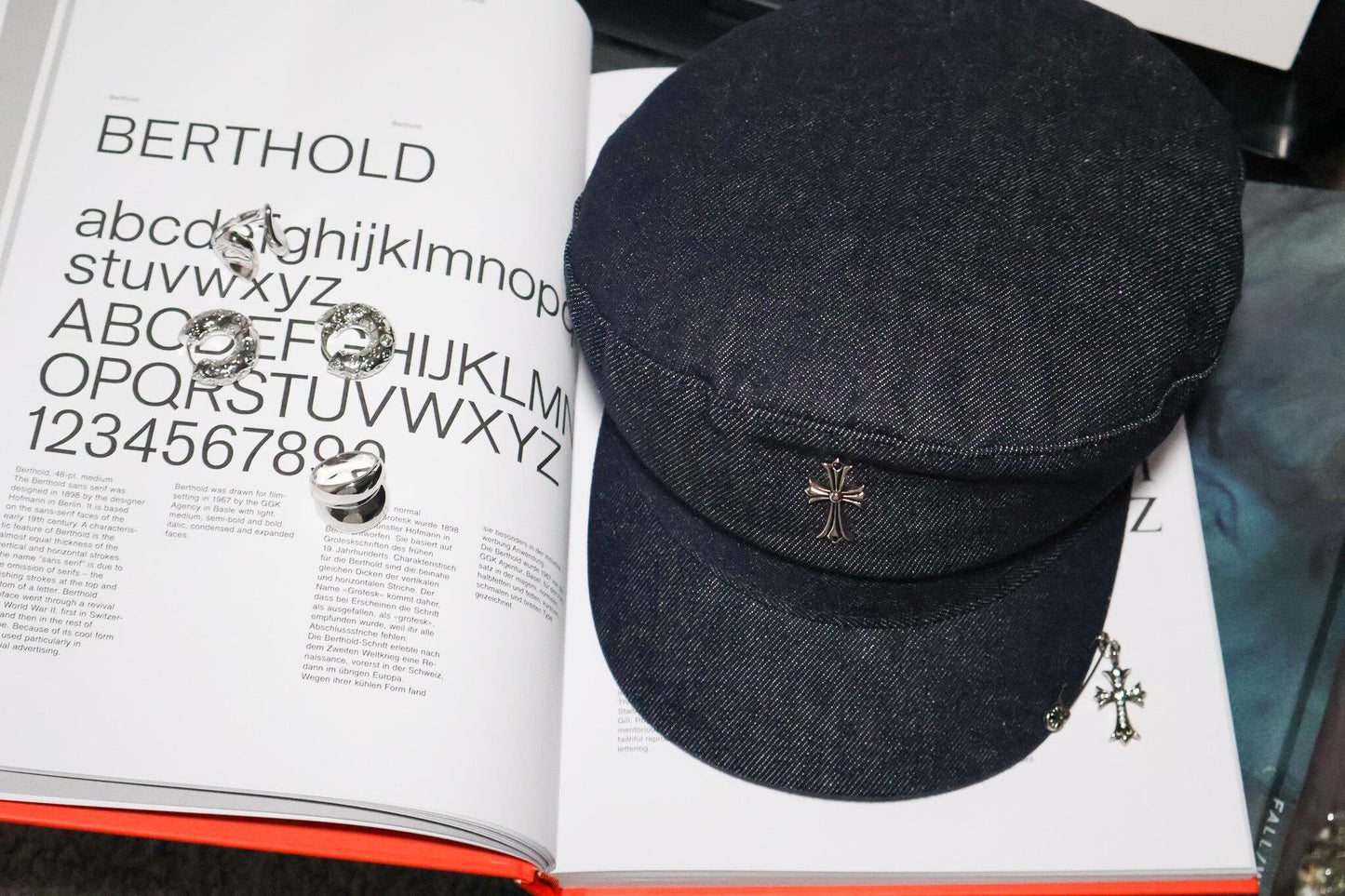 Denim Cross Cadet Hat