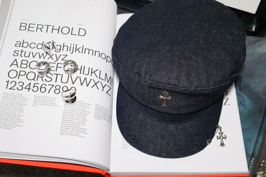 Denim Cross Cadet Hat
