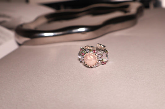 Studded Crown Ring