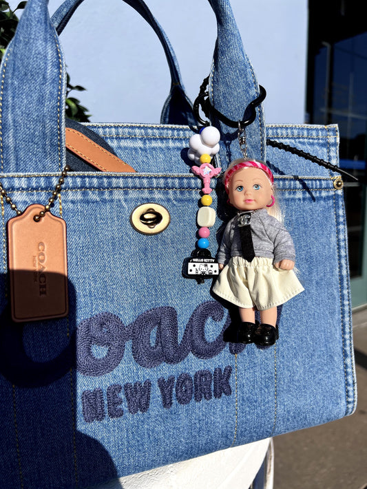 Glam Doll: Minnie –  Mini Purse Charm,  Purse Charm,Bag Charm , Doll Charm