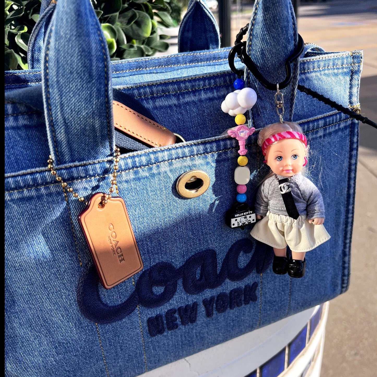 Glam Doll: Minnie –  Mini Purse Charm,  Purse Charm,Bag Charm , Doll Charm