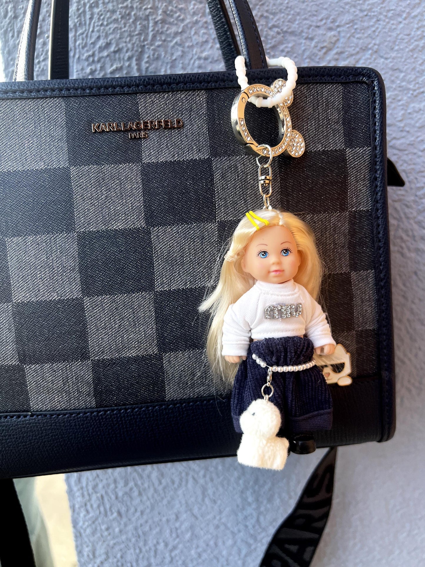 Glam Doll: Gigi – Mini Purse Charm, Purse Charm,Bag Charm , Doll Charm
